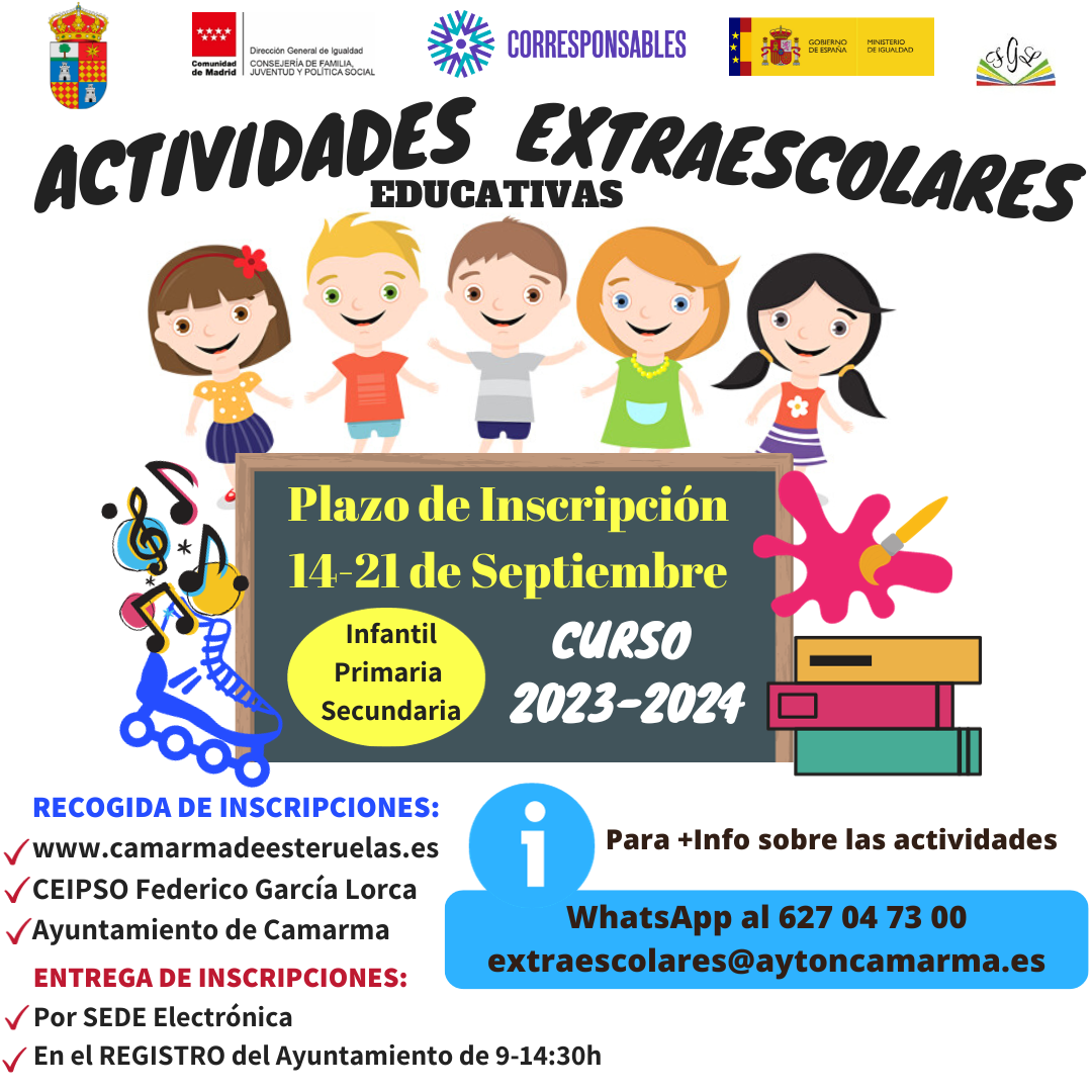 ACTIVIDADES EXTRAESCOLARES EDUCATIVAS CURSO 2023-2024