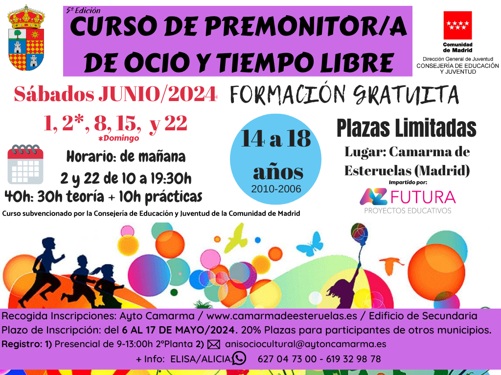 FORMACIÓN PARA JÓVENES: CURSO PREMONITOR/A OTL