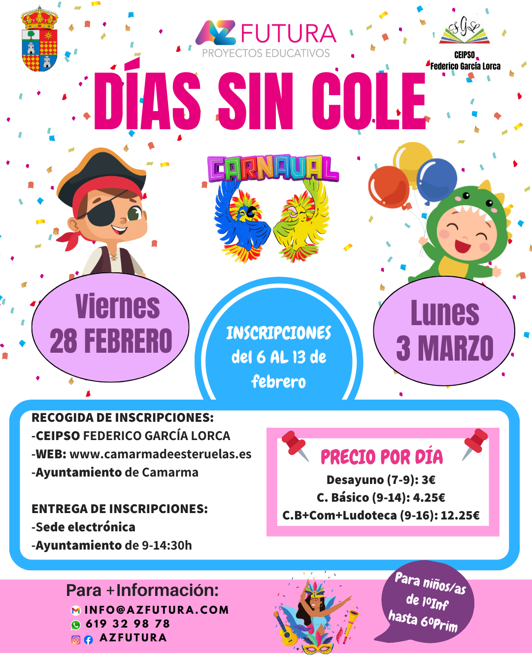 DÍAS SIN COLE CURSO 2024-2025