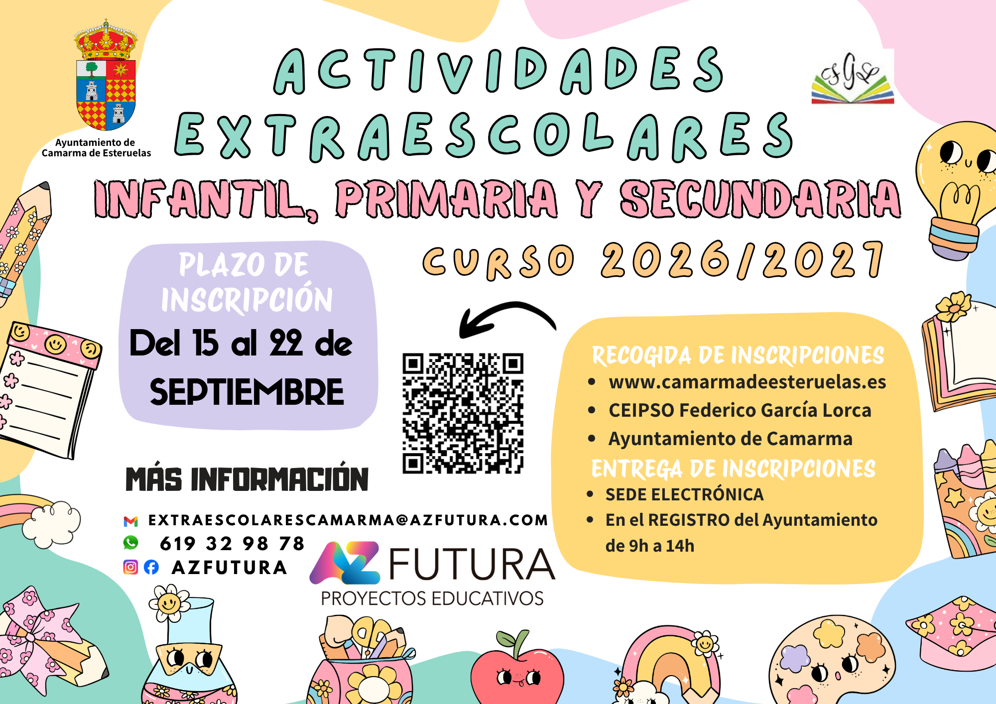 ACTIVIDADES EXTRAESCOLARES EDUCATIVAS CURSO 2026-2027